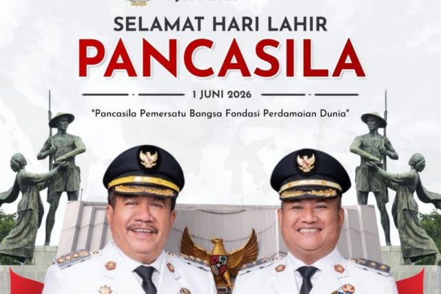 PANCASILA PEMERSATU BANGSA, FONDASI PERDAMAIAN DUNIA, SELAMAT MEMPERINGATI HARI LAHIR PANCASILA, 1 JUNI 2026.